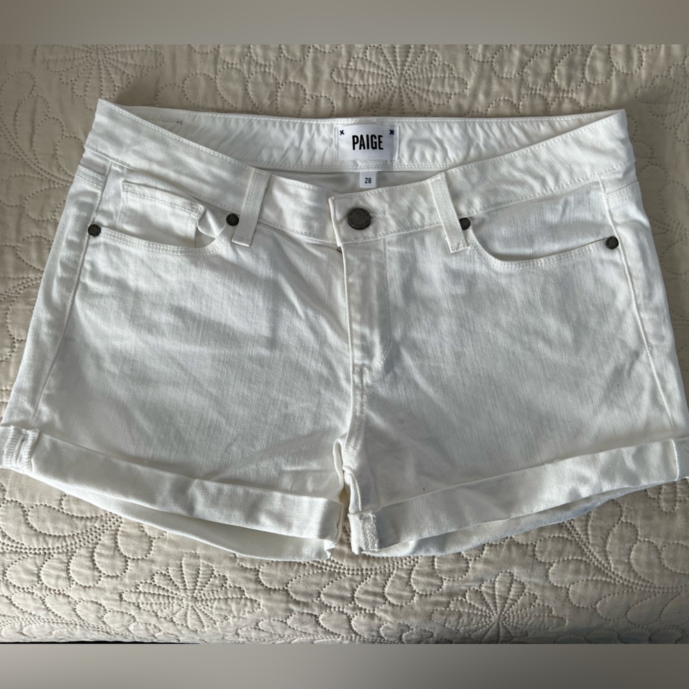 Paige White Shorts - Size 28